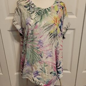 Floral Print Women's Top